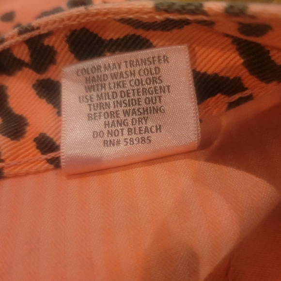 Carmar Coral Denim Leopard Print Skirt - Picture 6 of 6